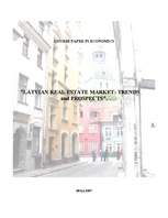 Research Papers 'Latvian Real Estate Market: Trends and Prospects', 1.