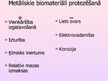 Presentations 'Metāliskie biomateriāli locītavu protezēšanā', 3.