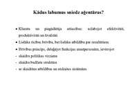 Summaries, Notes 'Publiskās aģentūras', 12.