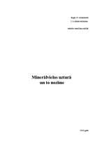 Research Papers 'Minerālvielas uzturā un to nozīme', 1.