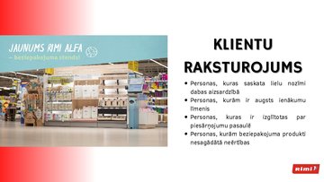 Presentations 'Uzņēmuma klientu analīze un jaunu klientu piesaistes mehānisma vērtējums', 17.