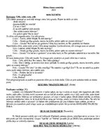 Summaries, Notes 'Mātes dienas scenārijs', 1.