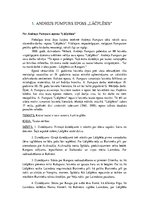 Summaries, Notes 'Andreja Pumpura eposa "Lāčplēsis" analīze', 1.
