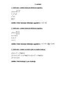 Summaries, Notes 'Funkcijas definīcijas apgabals un pāra-nepāra funkcijas', 2.