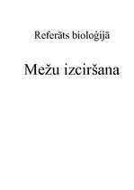 Research Papers 'Mežu izciršana', 1.