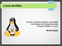 Presentations 'Linux drošība', 1.
