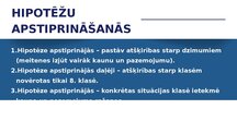 Presentations 'Negative Emotions in The Mathematics Classroom: Shame and Humiliation Amongst Hi', 7.