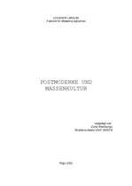 Research Papers 'Postmoderne und Massenkultur', 1.