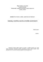 Research Papers 'Nodokļu sistēma sociālo tiesību kontekstā', 1.