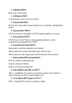 Summaries, Notes 'PD BIOS 108. kursam, skolotājs – Kaspars Ļubinskis.', 1.