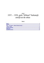 Research Papers '1937.- 1938.gada "tīrīšana" Sarkanajā armijā un tās sekas', 1.