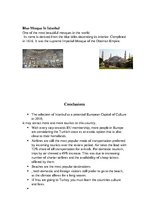 Summaries, Notes 'Tourism Situation in Turkey', 5.