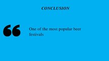 Presentations 'The Most Famous Belgian Festivals', 18.