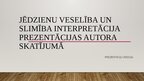 Presentations 'Jēdzienu veselība un slimība interpretācija prezentācijas autora skatījumā - 4. ', 1.