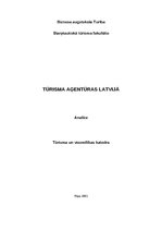 Summaries, Notes 'Tūrisma aģentūras Latvijā', 1.