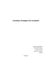 Research Papers 'Investīciju vērtspapīri UCC konspektā', 1.