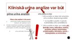 Presentations 'Urīna analīze', 4.