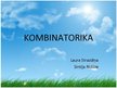 Presentations 'Kombinatorika', 1.