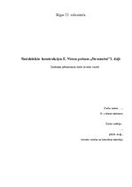 Research Papers 'Sintaktiskās konstrukcijas E.Virzas poēmā "Straumēni"', 1.
