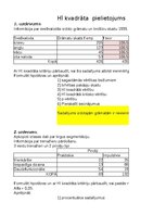 Summaries, Notes '3. Praktiskais darbs Statistikā - Neparametriskie', 1.