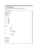 Summaries, Notes 'Asamblerprogrammu uzdevumu risinājuma piemēri', 9.