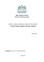 Research Papers 'Atskaite par ekskursiju - betona rūpnīca Schwenk', 1.