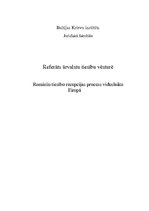 Research Papers 'Romiešu tiesību recepcijas process viduslaiku Eiropā', 1.