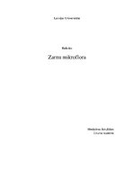 Summaries, Notes 'Zarnu mikroflora', 1.