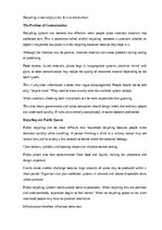 Essays 'The importance of recycling', 11.