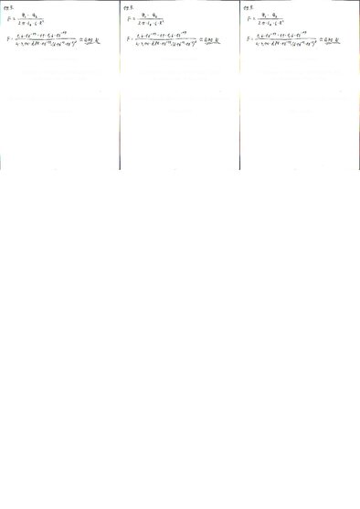 Summaries, Notes 'Fizikas uzdevumu risinājumu apkopojums. Kulona likums. Elektriskā lauka intensit', 3.