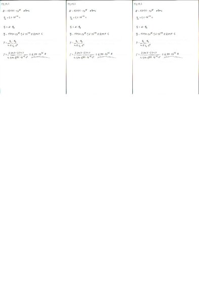 Summaries, Notes 'Fizikas uzdevumu risinājumu apkopojums. Kulona likums. Elektriskā lauka intensit', 21.