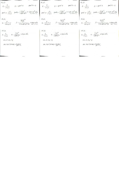 Summaries, Notes 'Fizikas uzdevumu risinājumu apkopojums. Kulona likums. Elektriskā lauka intensit', 79.