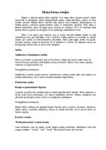 Summaries, Notes 'Mana bērna rotaļas', 1.