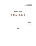 Research Papers 'Kukaiņēdāji', 1.