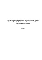 Research Papers 'Latvijas PSR Darba likumu kodekss, Latvijas Darba likumu kodekss un Latvijas Rep', 1.