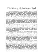 Research Papers 'History of Rock and Roll', 6.