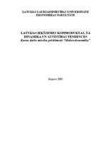 Research Papers 'Latvijas iekšzemes kopprodukts, tā dinamika un attīstības tendences', 1.