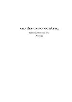 Research Papers 'Cilvēks un fotogrāfija', 1.