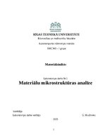 Summaries, Notes 'Dzelzs oglekļu sakausējumi', 1.