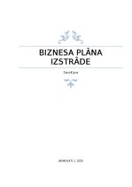 Summaries, Notes 'Biznesa plāna izstrādes vadlīnijas', 1.