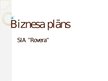 Presentations 'Biznesa plāns SIA "Rovera"', 1.