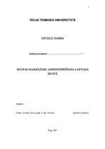 Research Papers 'Muitas maksājumu administrēšana Latvijas muitā', 1.