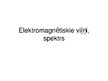 Presentations 'Elektromagnētiskie viļņi, spektrs', 1.