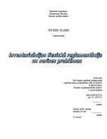 Research Papers 'Inventarizācijas tiesiskā reglamentācija un norises problēmas', 1.