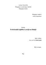 Research Papers 'Profesionālā izglītība Latvijā un Dānijā', 1.