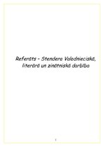 Research Papers 'Stendera valodnieciskā, literārā un zinātniskā darbība', 1.