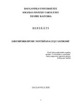 Research Papers 'Likumpārkāpumu novēršana ceļu satiksmē', 1.
