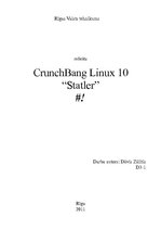 Research Papers 'CrunchBang Linux', 1.