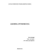 Research Papers 'Alkohola intoksikācija', 1.