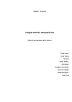 Research Papers 'Latvijas teritorija senajos laikos', 1.